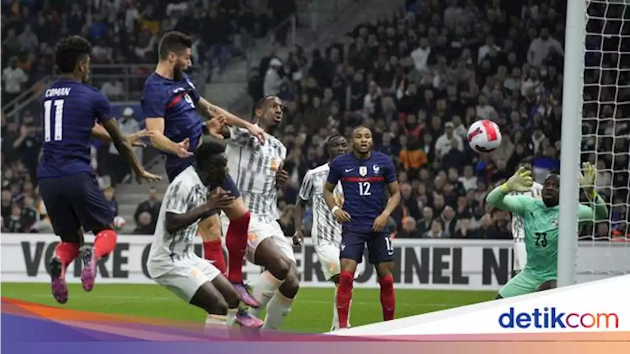 Laga Persahabatan: Prancis Tekuk Pantai Gading 2-1