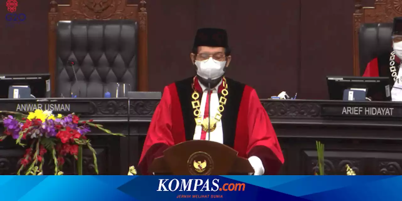 Diminta Mundur sebagai Ketua MK karena Akan Jadi Adik Ipar Jokowi, Anwar Usman: Tunggu Tanggal Mainnya