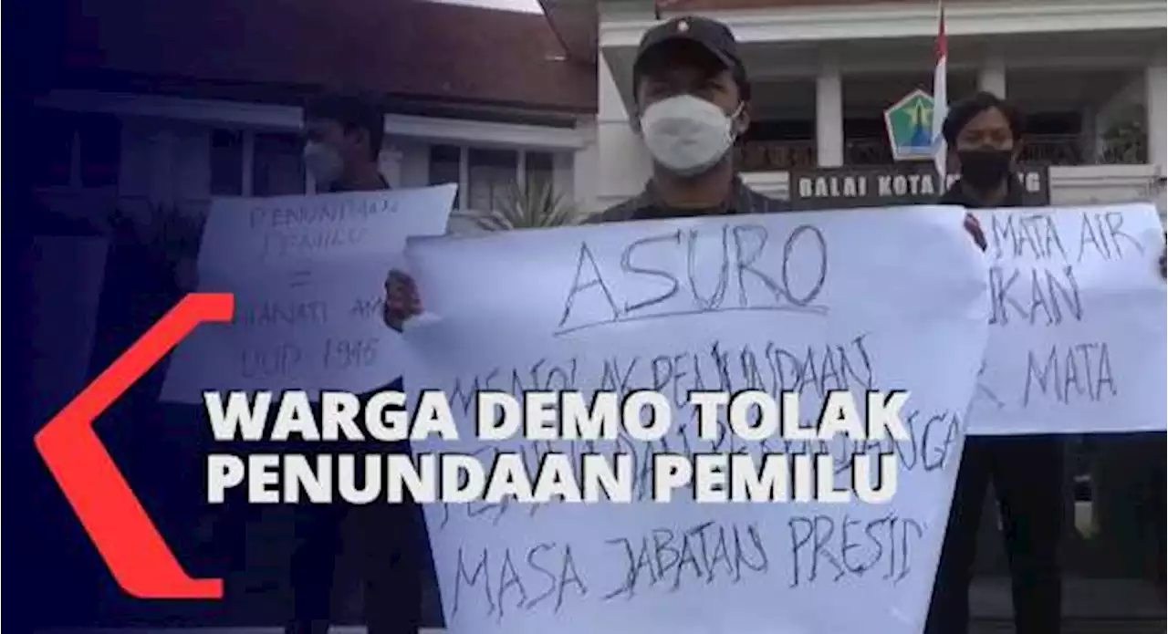 Demo Tolak Penundaan Pemilu dan Perpanjangan Jabatan Presiden