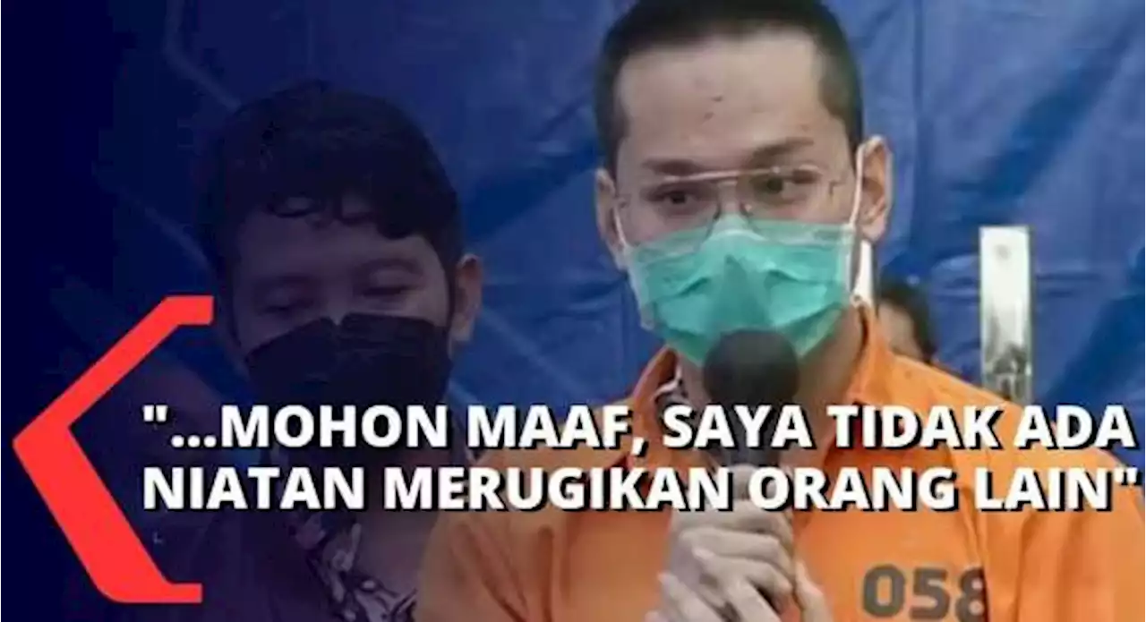 Kenakan Baju Oren, Indra Kenz Sampaikan Maaf dan Buka Suara 'Tak Ada Niatan untuk Menipu'