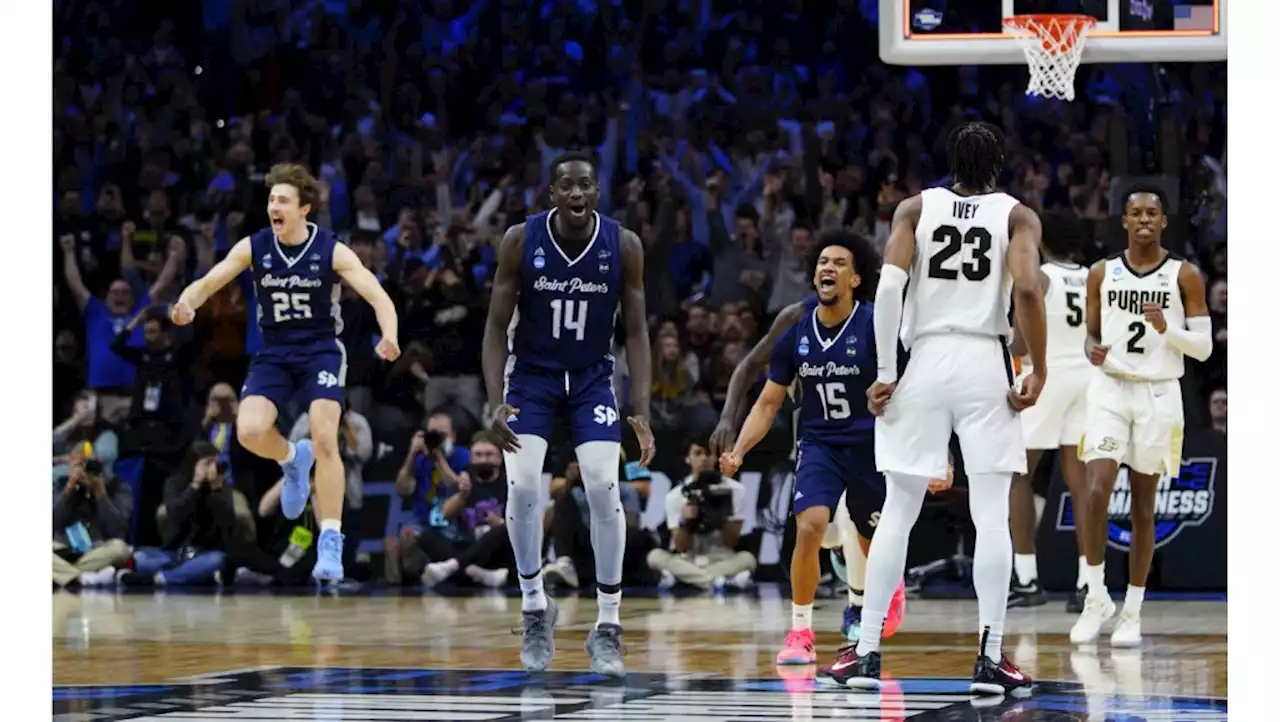 Saint Peter’s stuns Purdue, becomes first 15-seed to reach Elite Eight