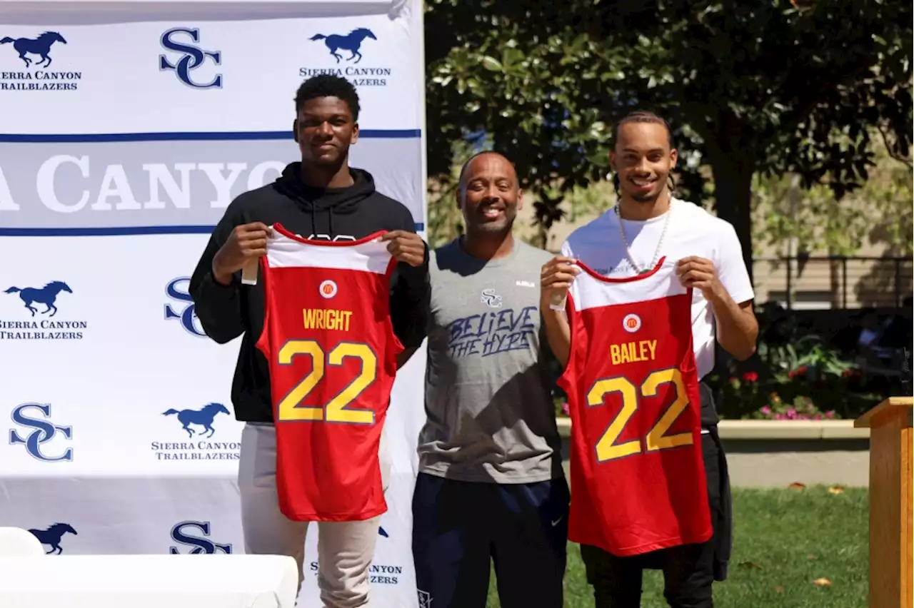 Sierra Canyon’s Amari Bailey, Kijani Wright presented with McDonald’s All-American jerseys