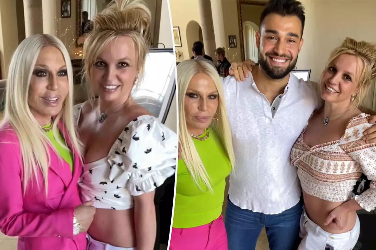 Britney Spears reunites with Donatella Versace: ‘Bad bitches are up to no good’