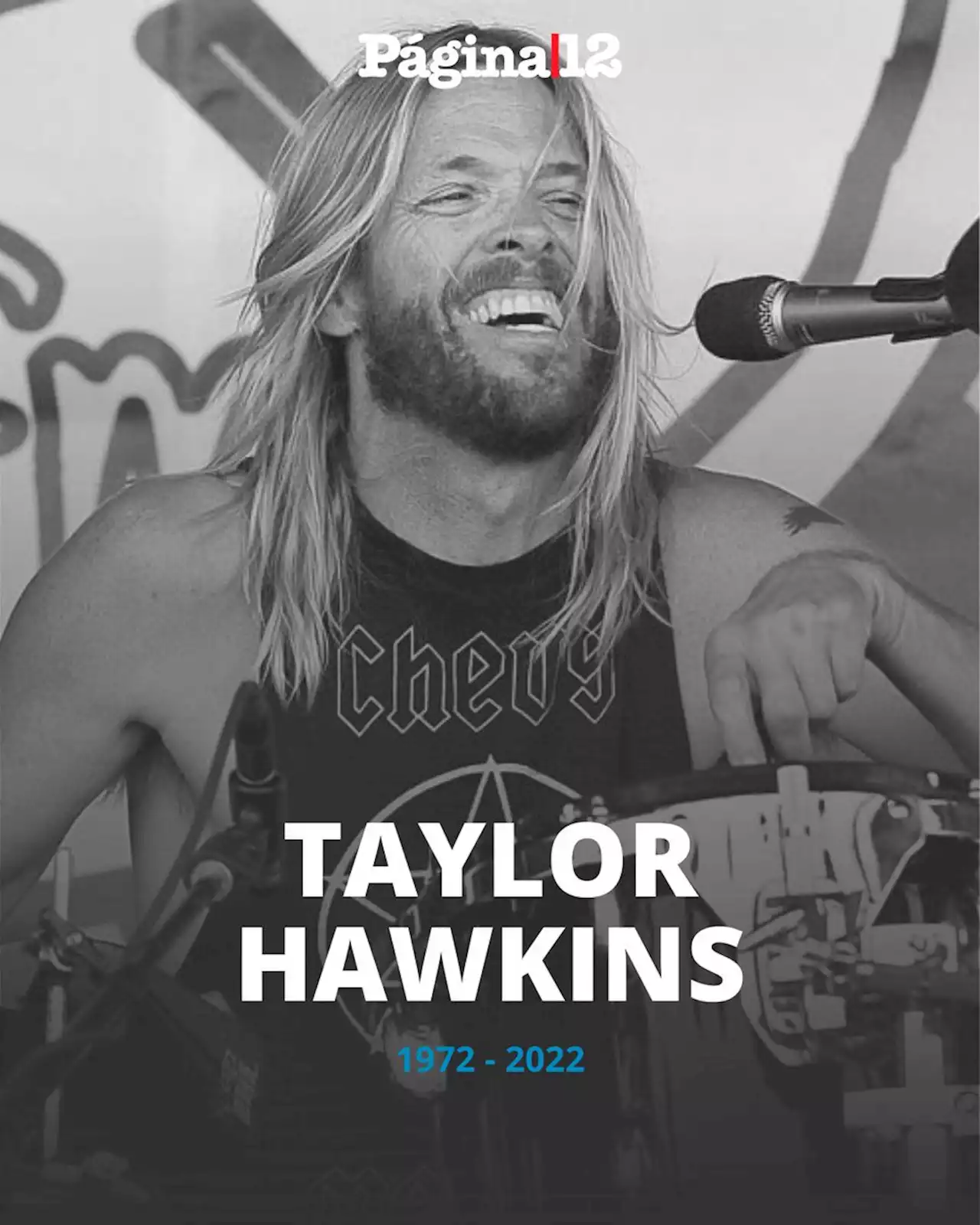 Murió Taylor Hawkins, el baterista de Foo Fighters | El domingo se había presentado en Lollapalooza Argentina