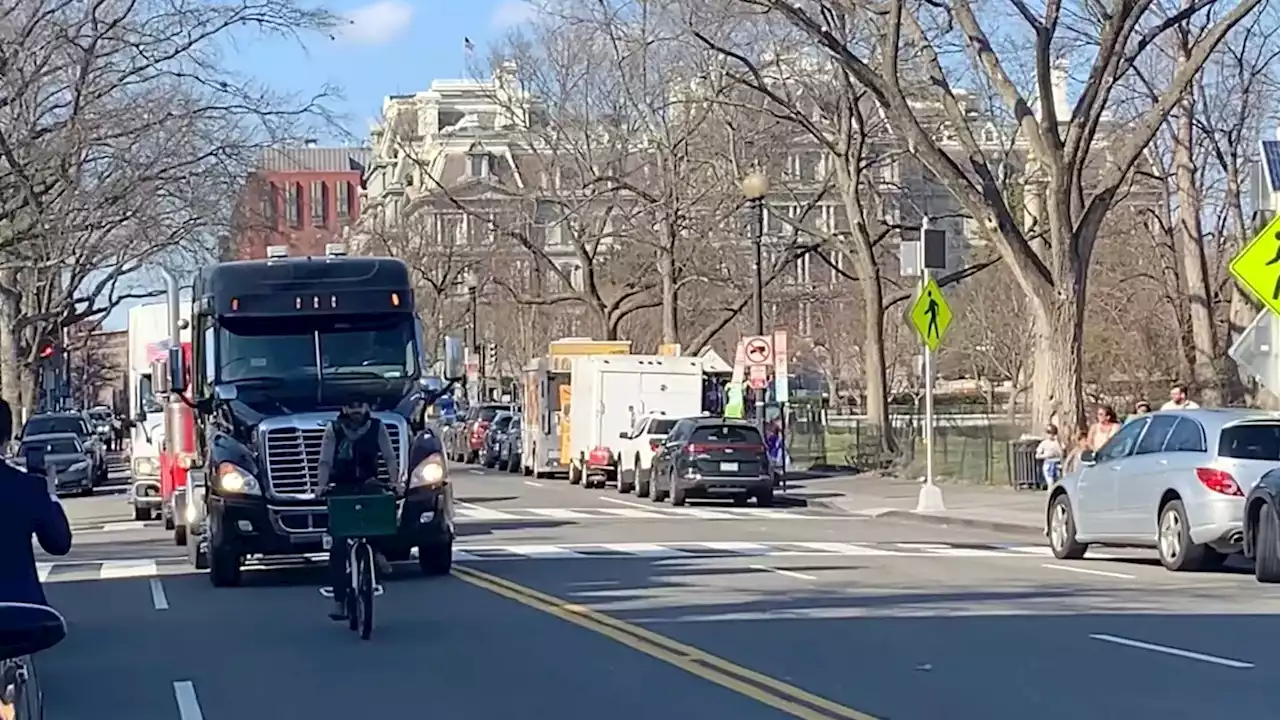 Meet the Bike Man who brought the trucker convoy to a crawl