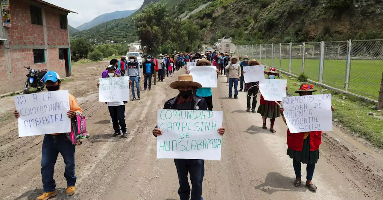 Peru community plans opposition to Las Bambas mine expansion