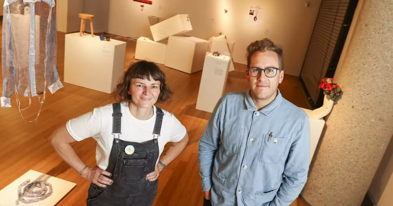 Column: SDSU professors' 'Small Acts' exhibition packs big, bold thoughts into pint-sized packages