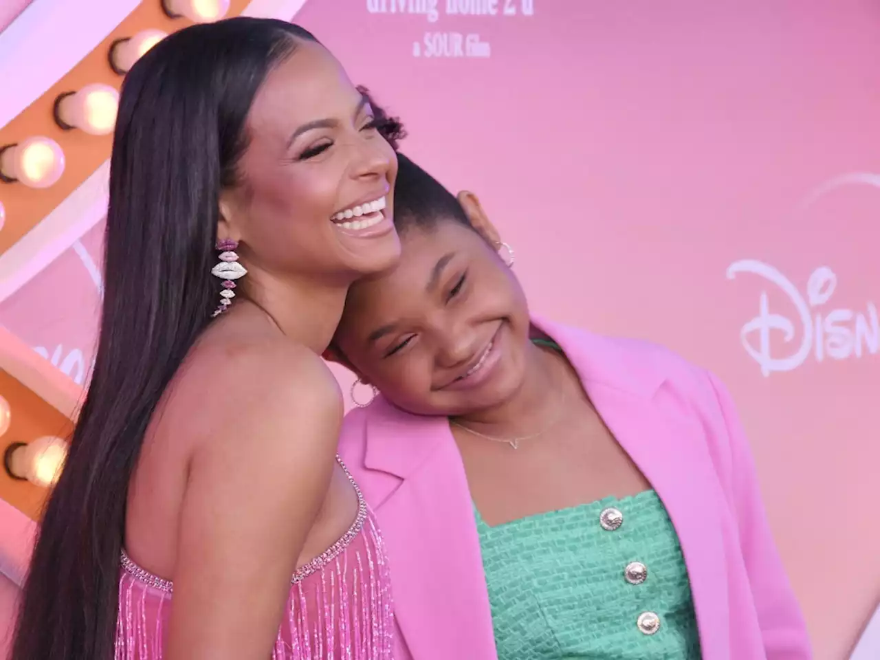 Christina Milian & Her Mini-Me Daughter Violet Stole the Show at This Disney Red Carpet