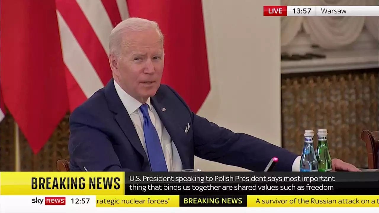 Ukraine news live: Stability in Europe is critical to US, says Biden; Moscow hints at giving up on full takeover; UK detains oligarch's jets