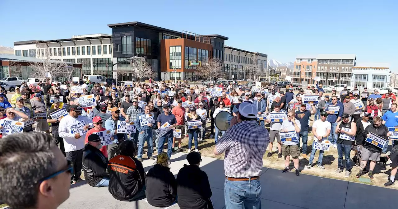 ‘We’re prepared to strike’ — Hundreds of Kennecott workers rally for new contract