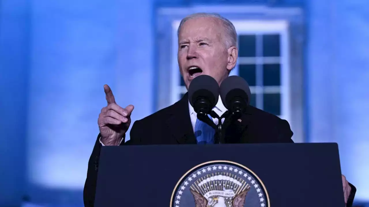 Biden in Polen: 'Wir müssen uns für einen langen Kampf stählen“