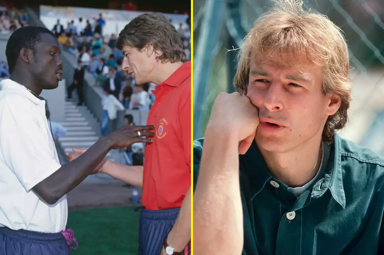 Klinsmann confronted Wenger at Monaco on promise he'd play with Weah who left