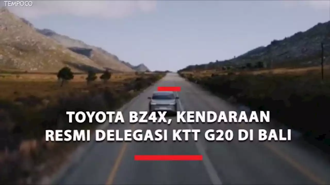 Toyota bZ4X, Kendaraan Resmi Delegasi KTT G20 di Bali