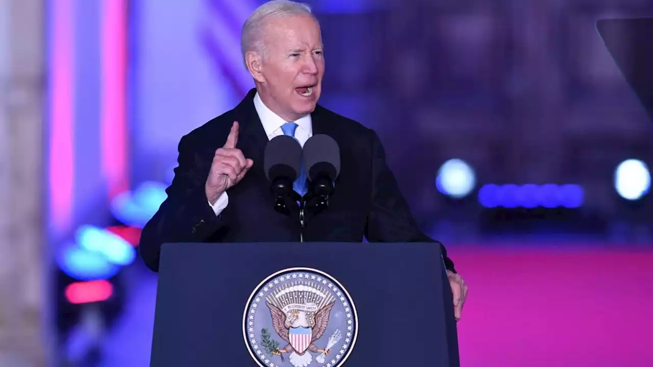 Putin cannot stay in power, Joe Biden declares