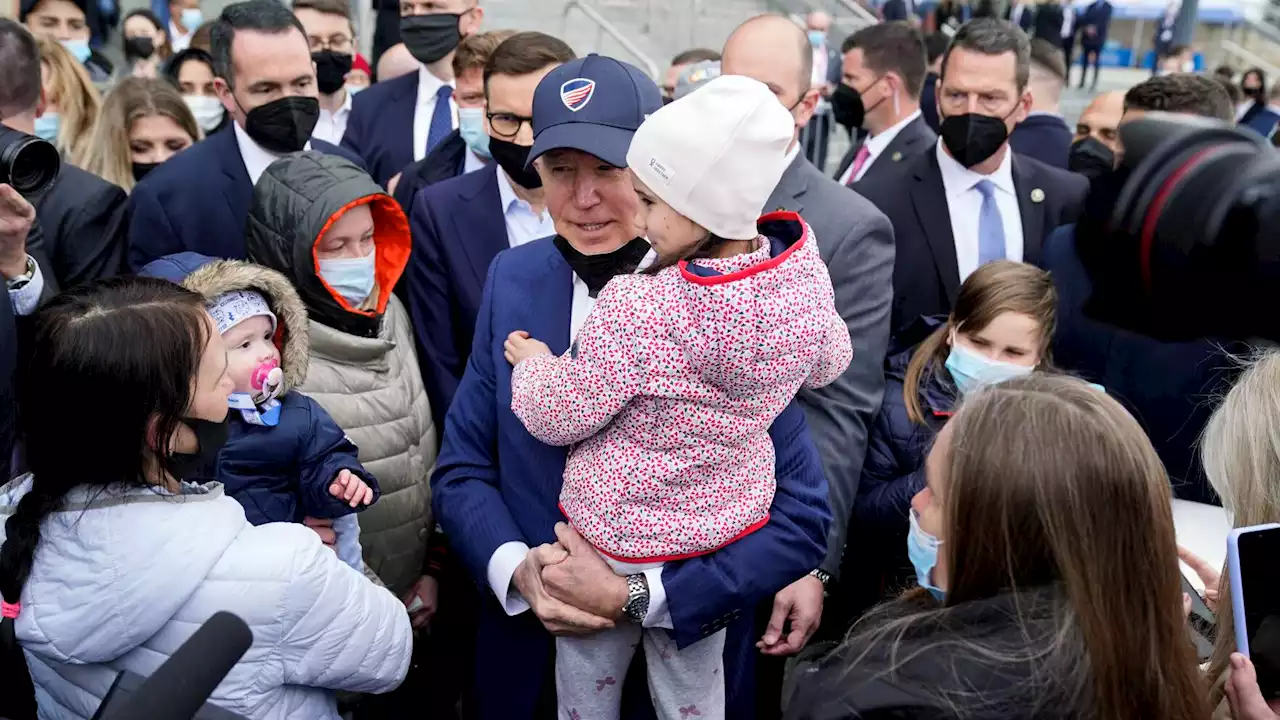 'Your freedom is ours': Biden affirms allegiance to Poland, meets with Ukrainian refugees