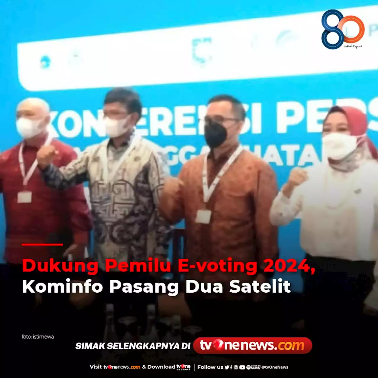 Dukung Pemilu E-voting 2024, Kominfo Pasang Dua Satelit