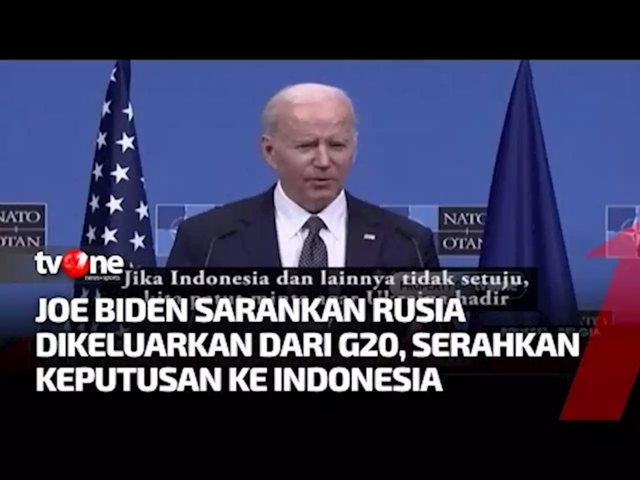 Joe Biden Usulkan Agar Rusia Dikeluarkan dari G20 - tvOne