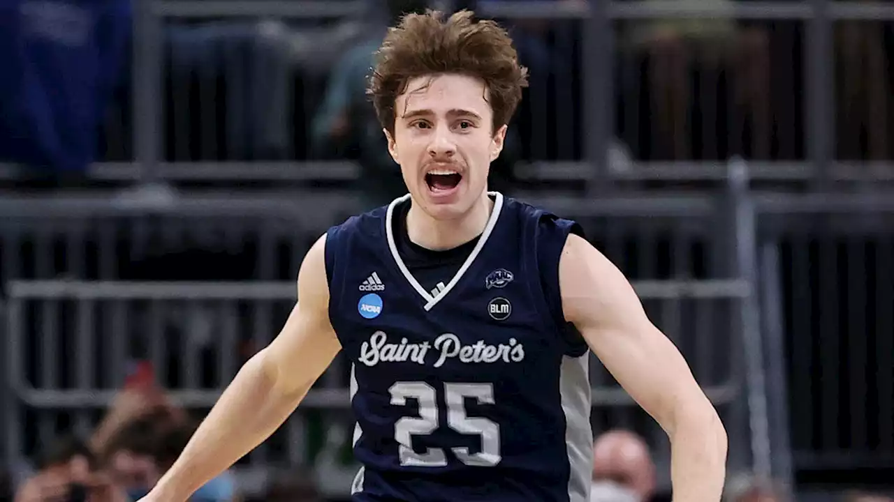 Saint Peter's March Madness run has made guard Doug Edert 'folk hero with a mustache'