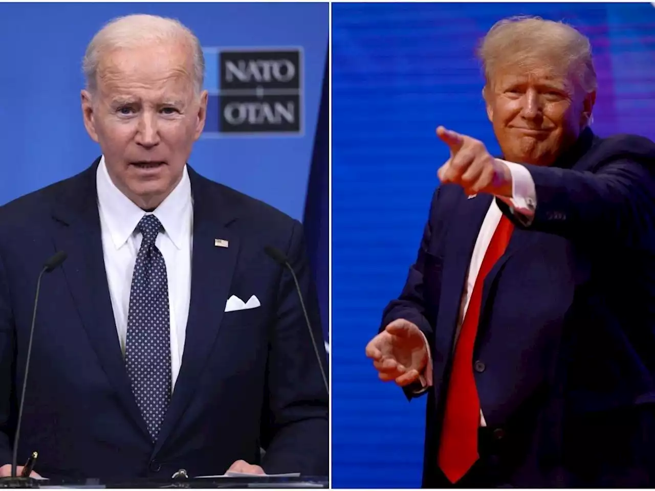 President Biden says he would be 'very fortunate' if Trump runs against him in 2024