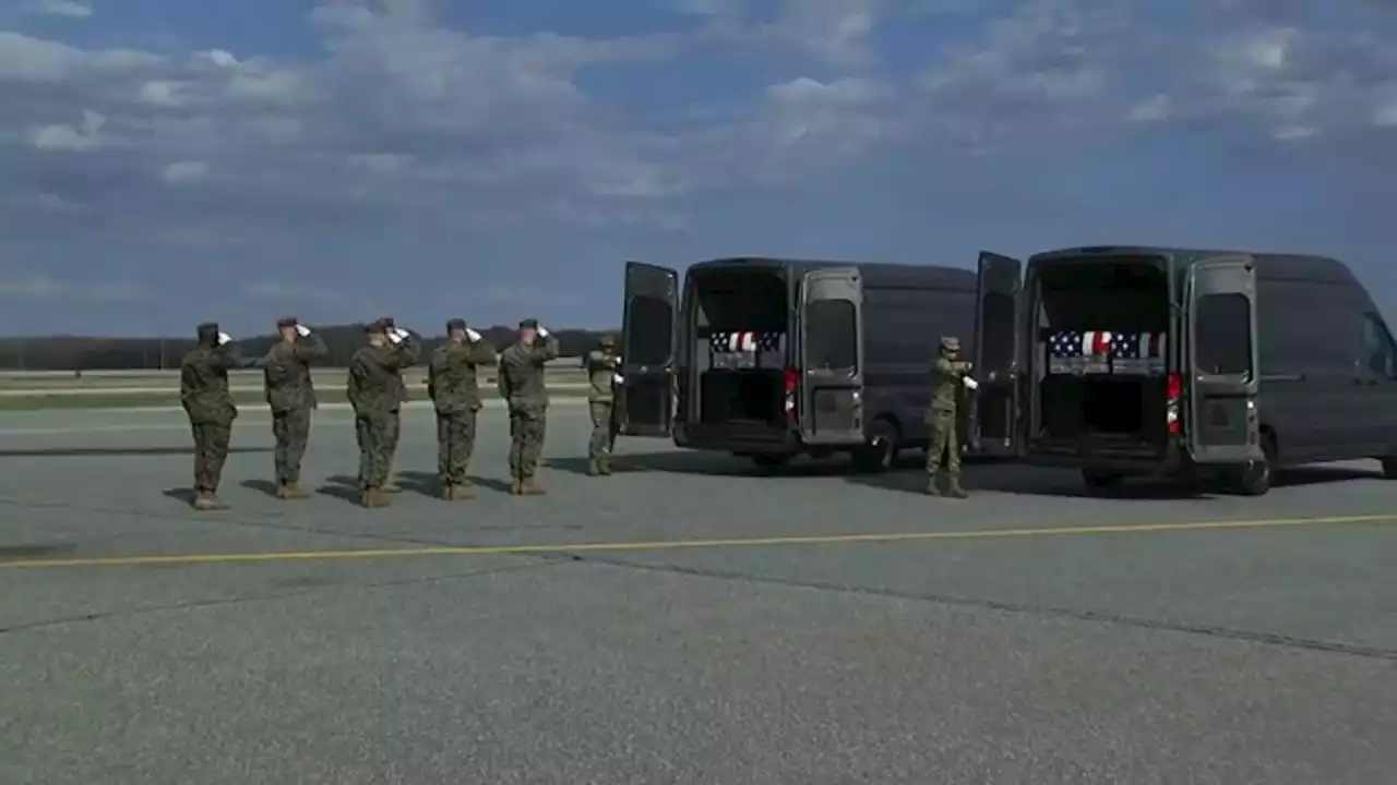 Bodies of Marines killed in NATO exercise helicopter crash return to US