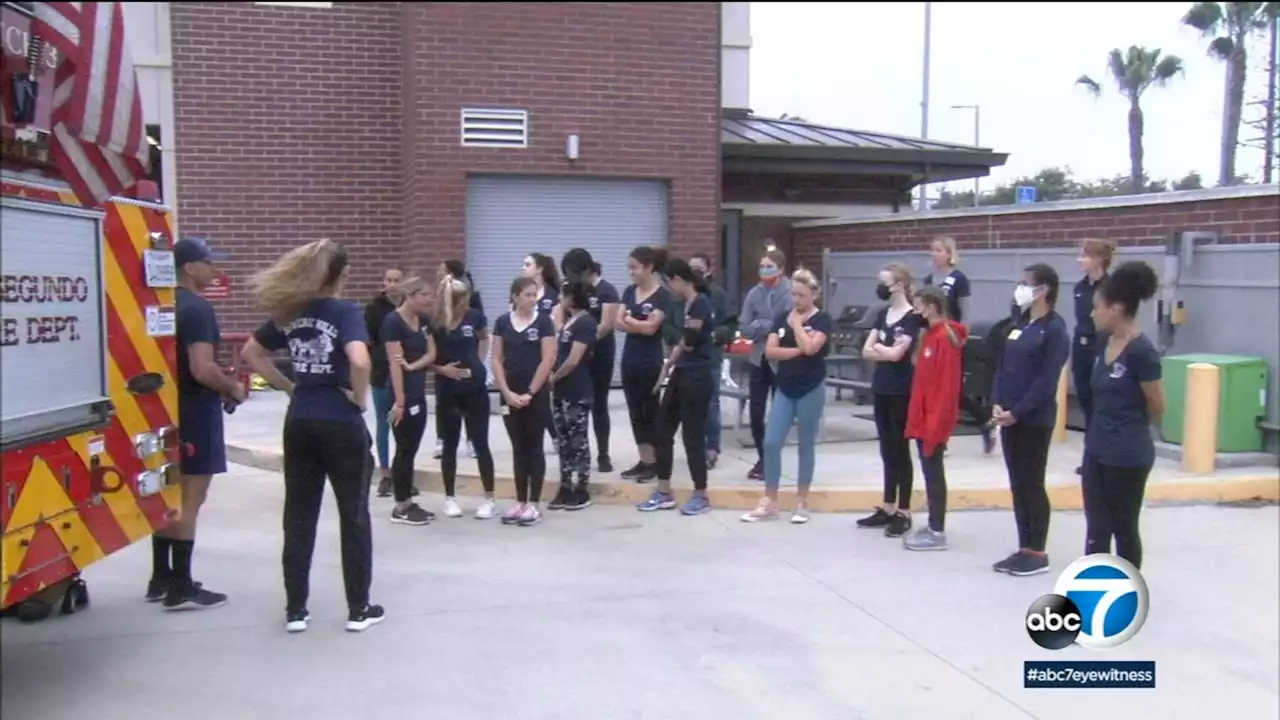 Fire camp in El Segundo aims to inspire young girls to become firefighters