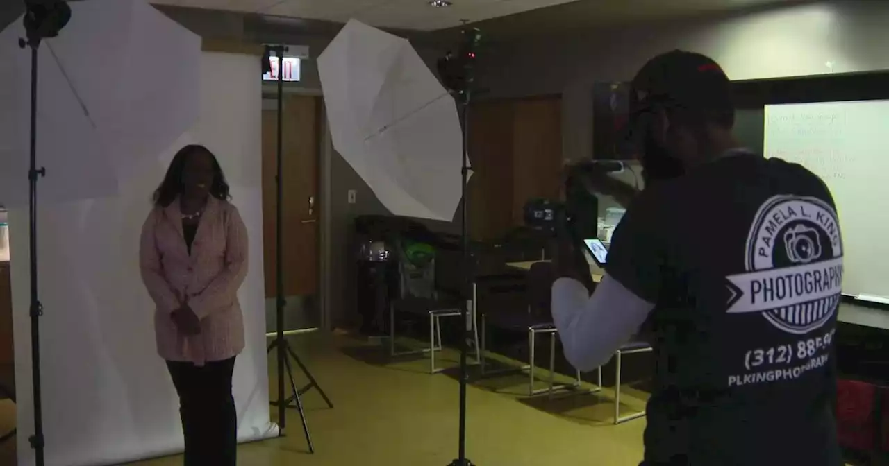 Community group holds networking event, takes professional headshot for women on West Side