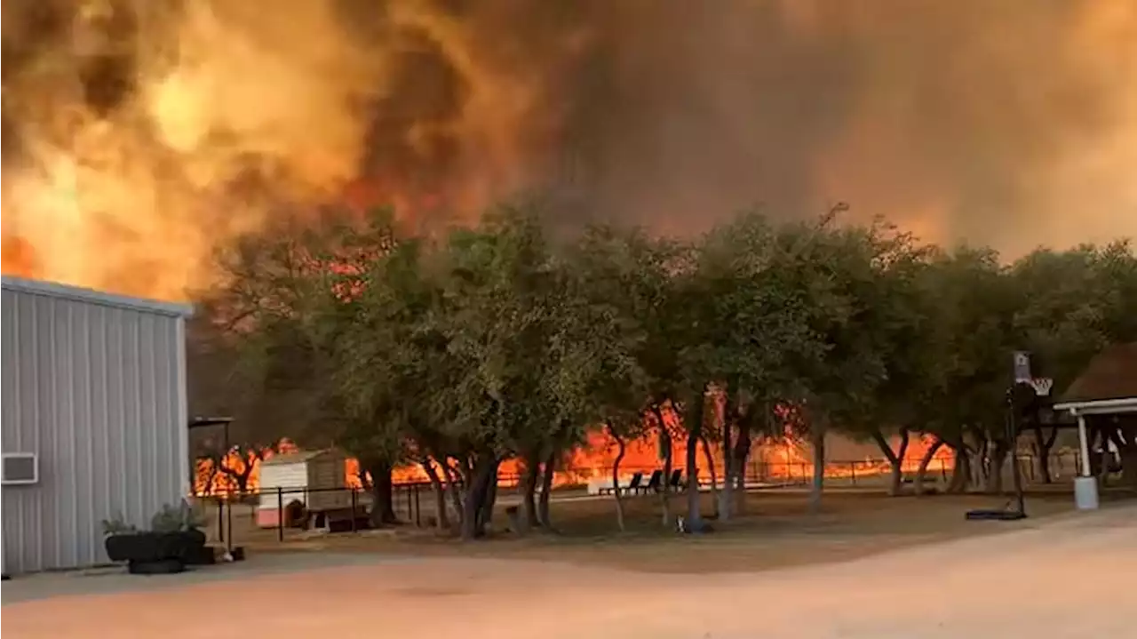 Multiple Wildfires Reignite Across North Texas