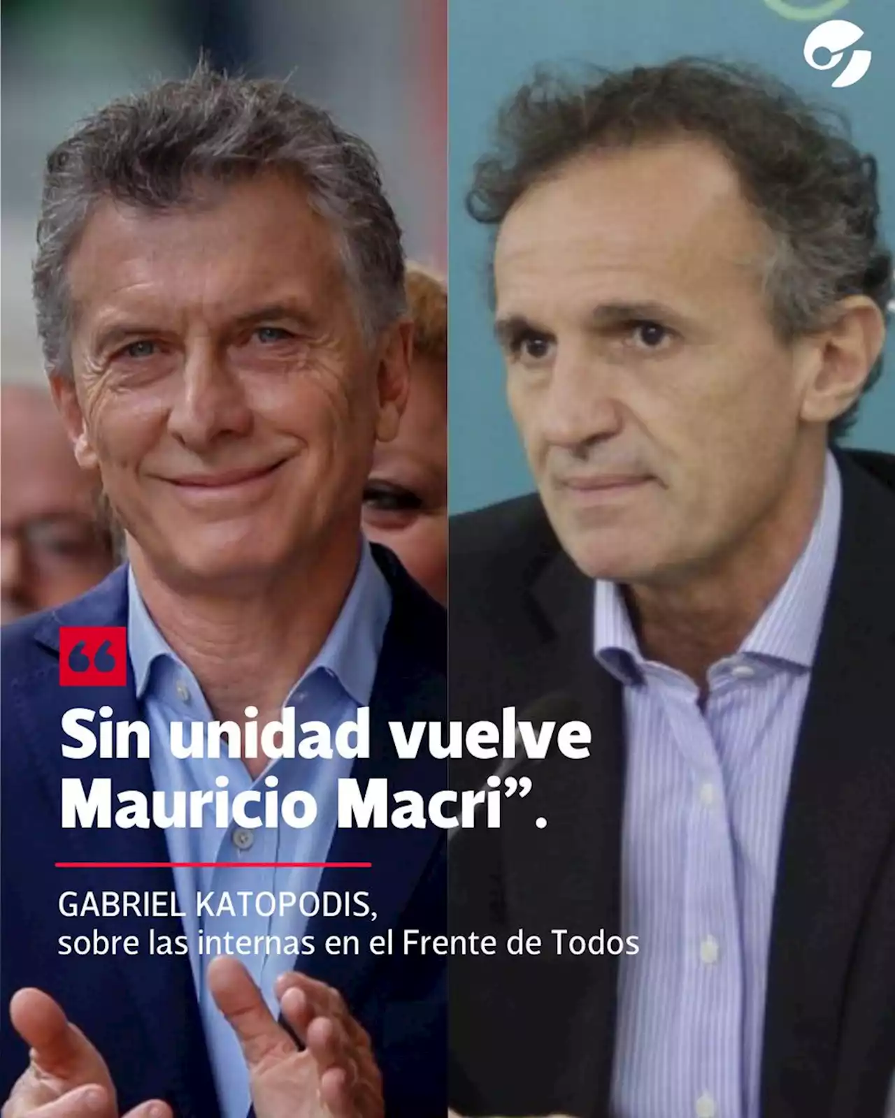 Gabriel Katopodis, sobre las internas en el Frente de Todos: 'Sin unidad vuelve Mauricio Macri'