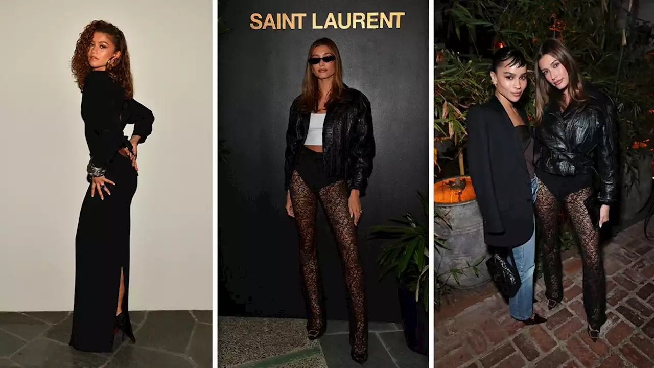 Alec Baldwin’s niece Hailey Bieber flashes long legs in tiny pants at pre-Oscars event