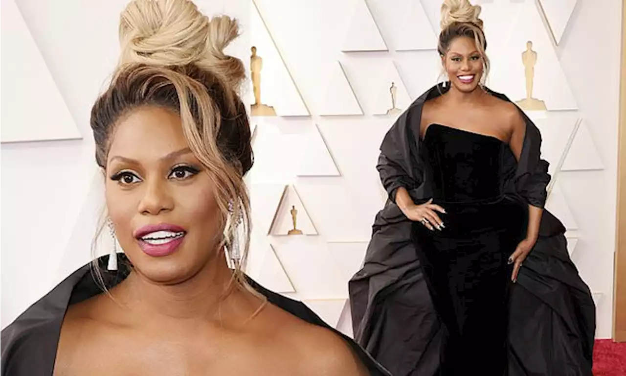 Oscars 2022: Laverne Cox is elegant in a strapless black gown