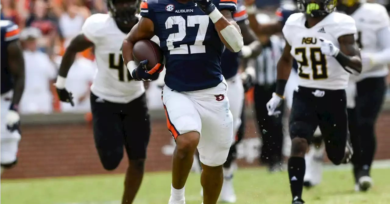 Auburn RB Hunter to miss rest of spring practice