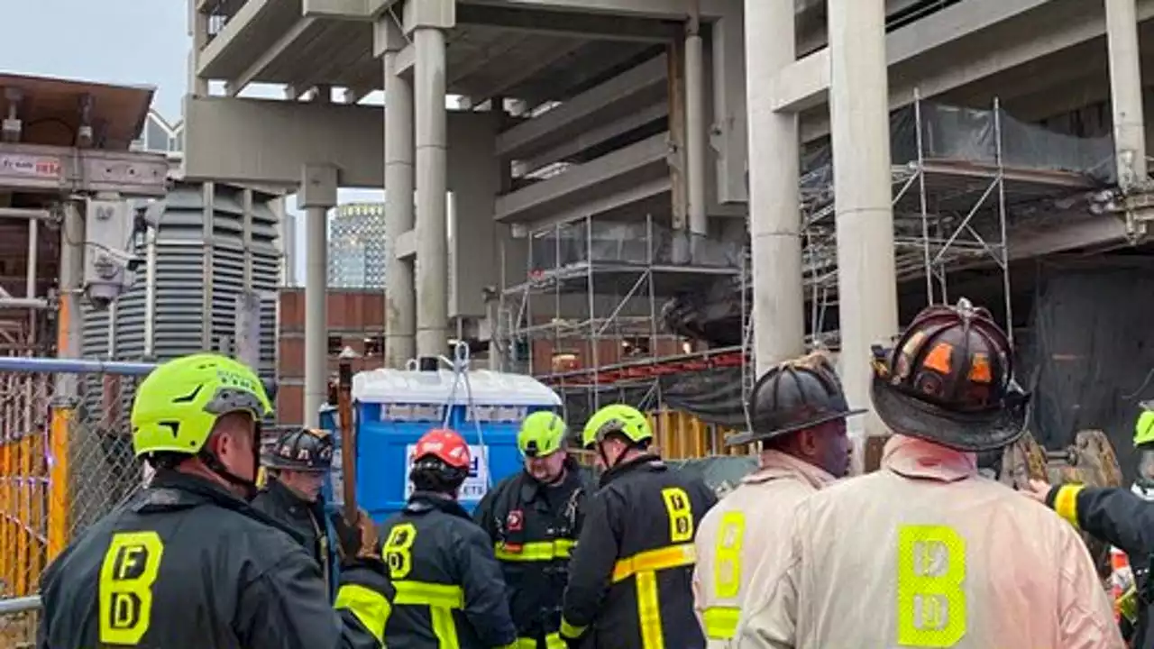 1 killed when Boston parking garage being demolished collapses