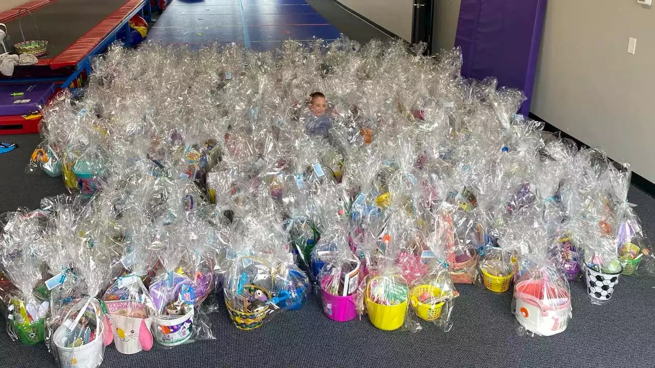 Suburban Chicago family donating 325 Easter baskets to kids in hospitals