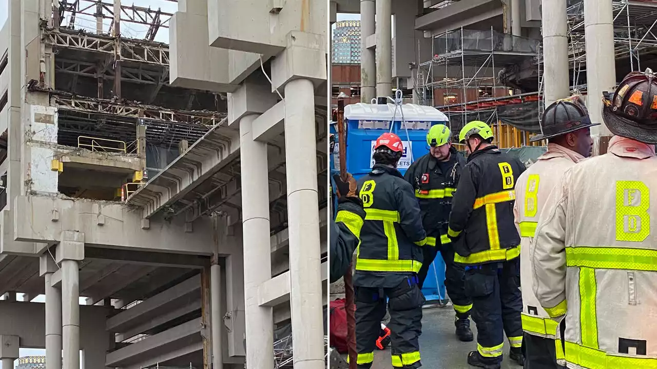 Crane collapses into Boston parking garage, construction worker dead: reports