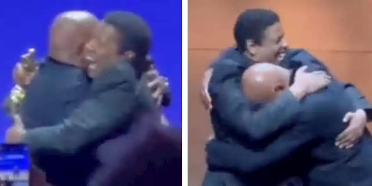 Denzel giving Samuel L Jackson honorary Oscar is most wholesome thing you'll see today