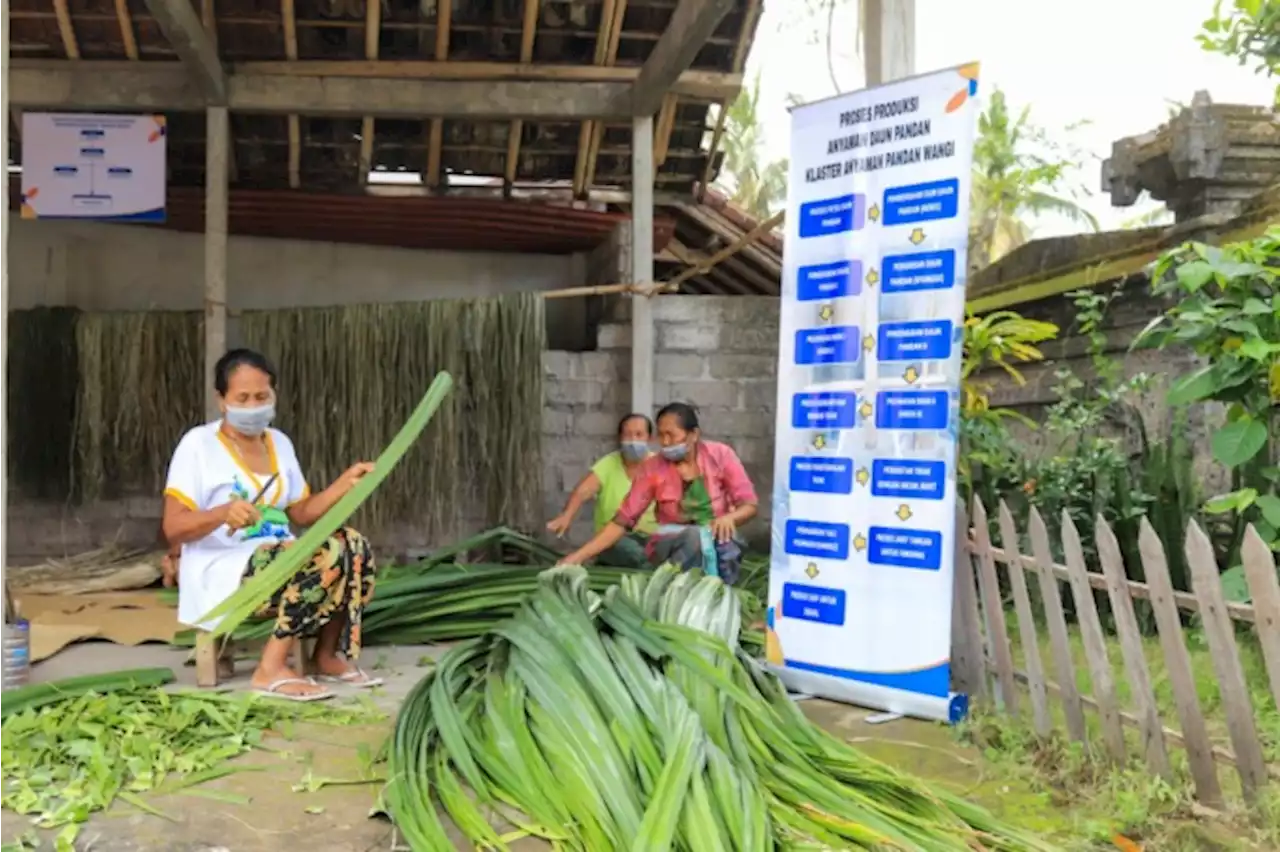 Pemberdayaan Makin Berkembang, UMKM Binaan BRI Sulap Daun Pandan Jadi Kerajinan