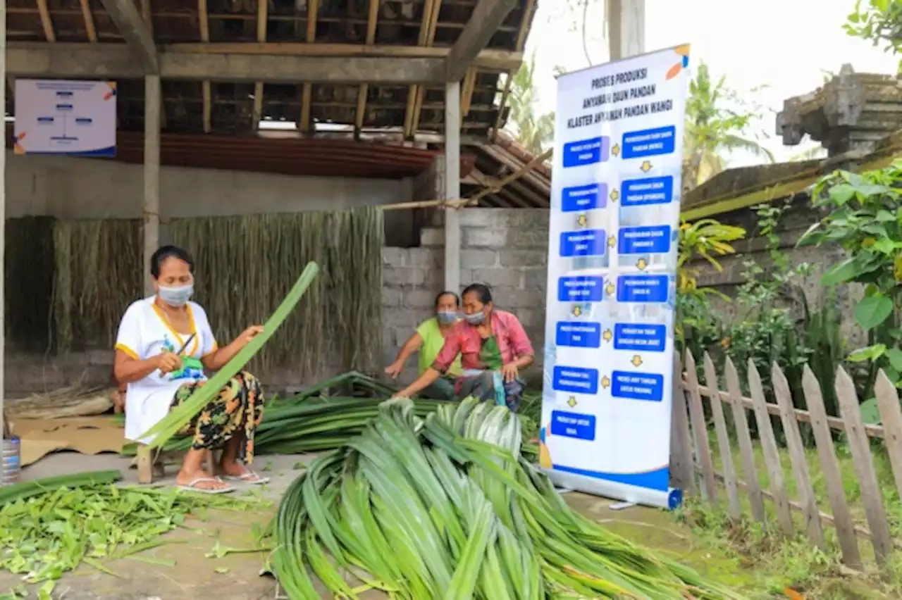 Sulap Daun Pandan Jadi Kerajinan, Pemberdayaan UMKM Binaan BRI Makin Berkembang