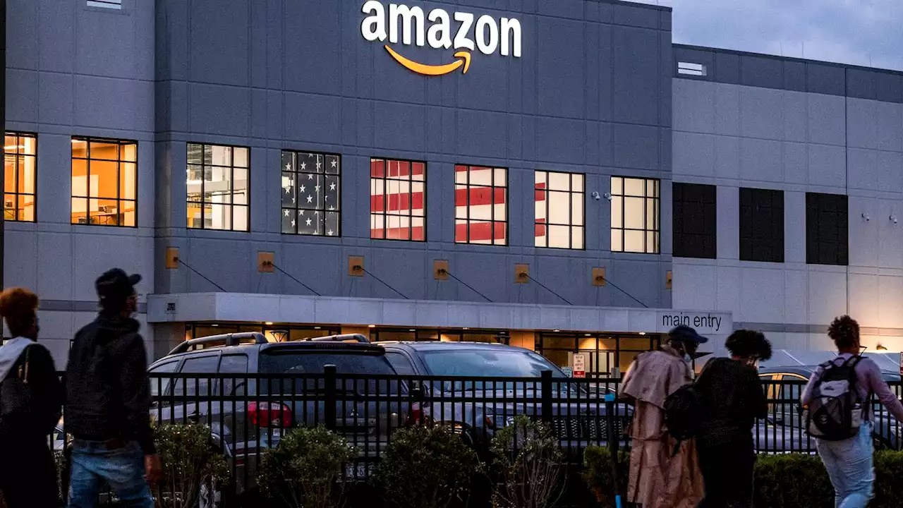 Amazon tries to stave off union drive on two fronts