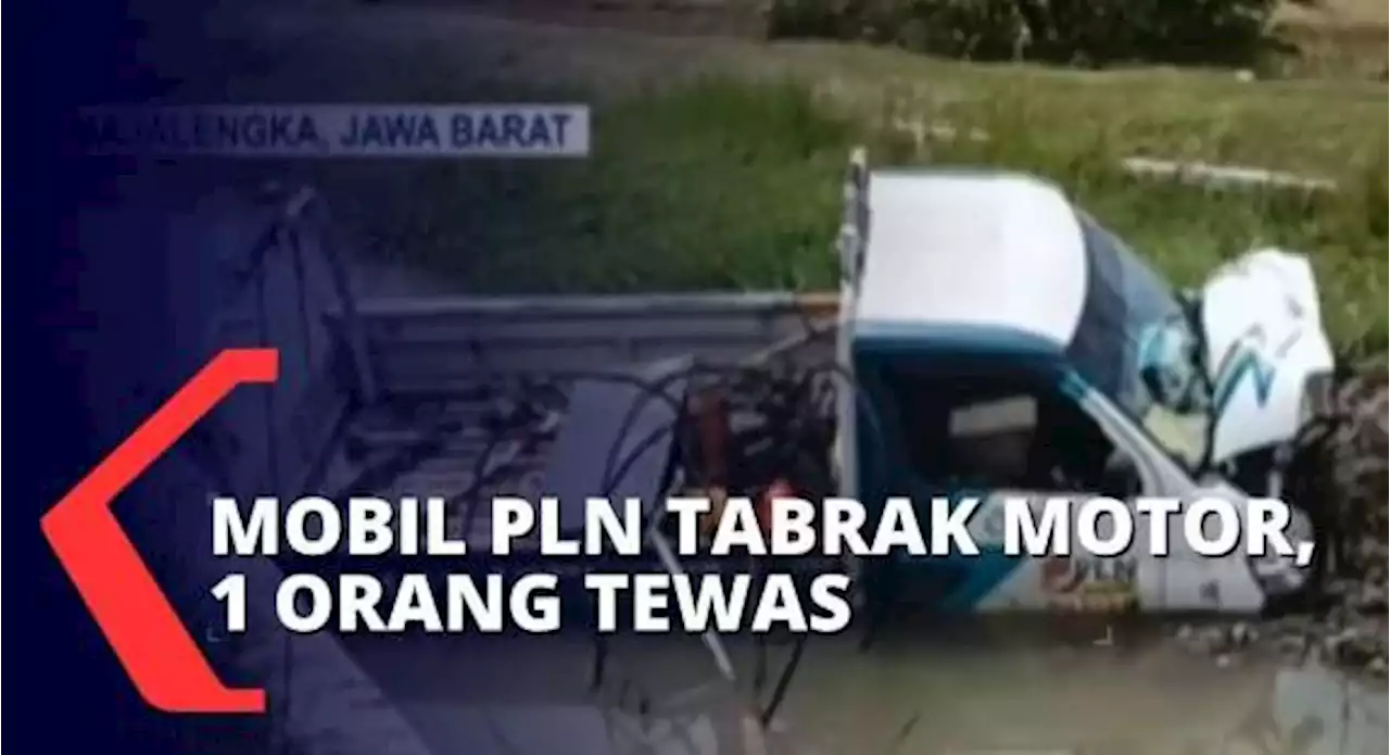 Diduga Mengantuk, Sopir Mobil PLN Tabrak Pengendara Motor Hingga Tewas di Tempat