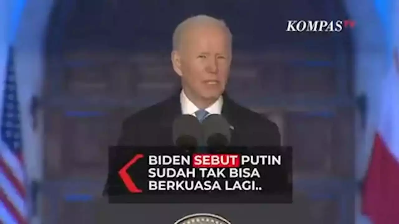 Biden ke Putin: Demi Tuhan, Orang Ini Tidak Bisa Tetap Berkuasa