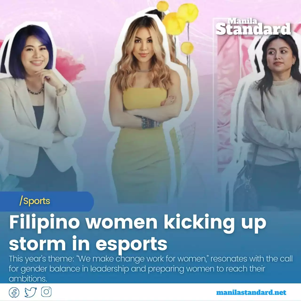 Filipino women kicking up storm in esports