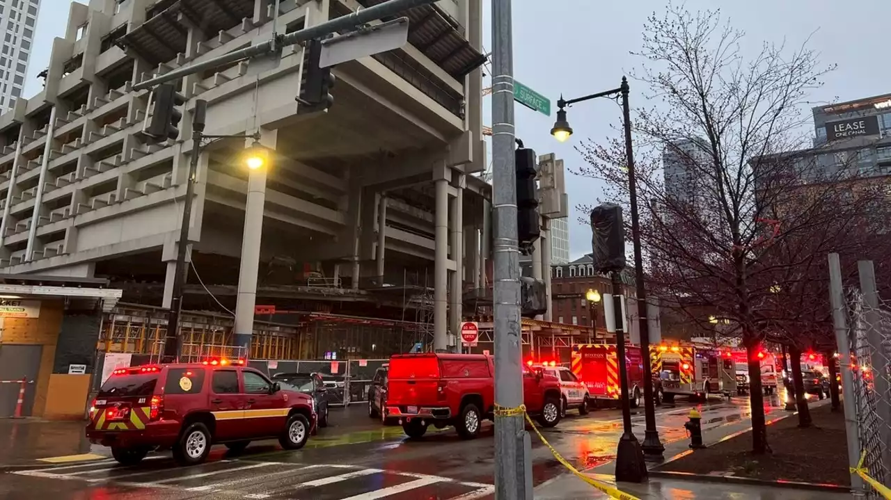 Construction Worker Killed After Partial Collapse of Parking Garage, Crane in Boston