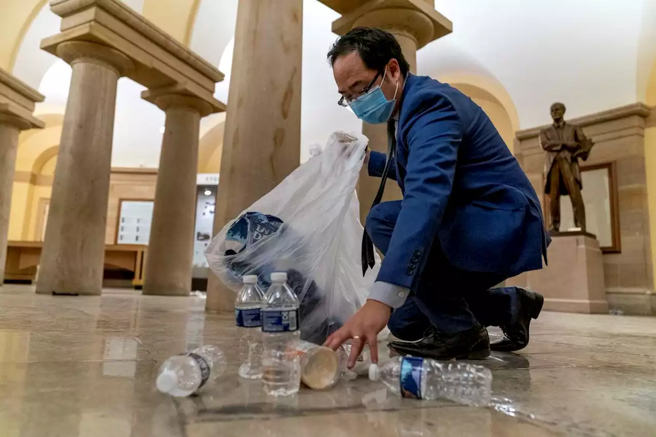 N.J. congressman went viral for cleaning up Jan. 6 debris at Capitol. His opponent backed the protest.