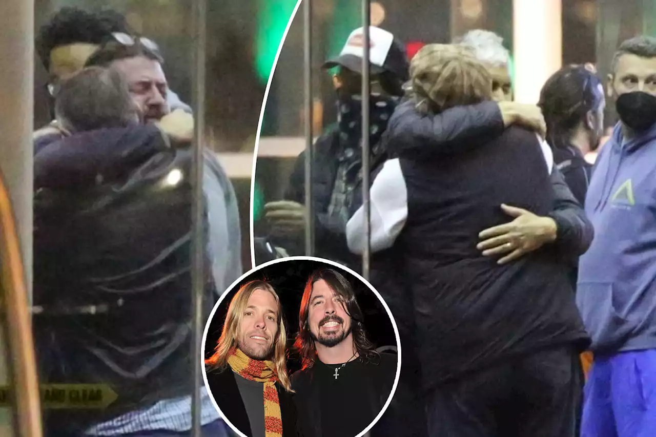 Foo Fighters’ Dave Grohl makes emotional return after Taylor Hawkins’ death