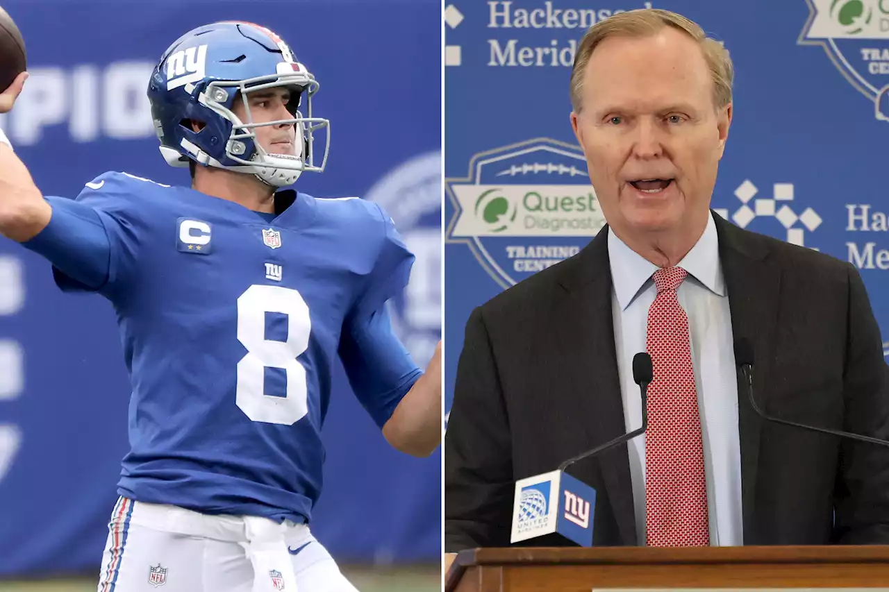 Giants’ John Mara backs Daniel Jones as NFL QB carousel runs wild