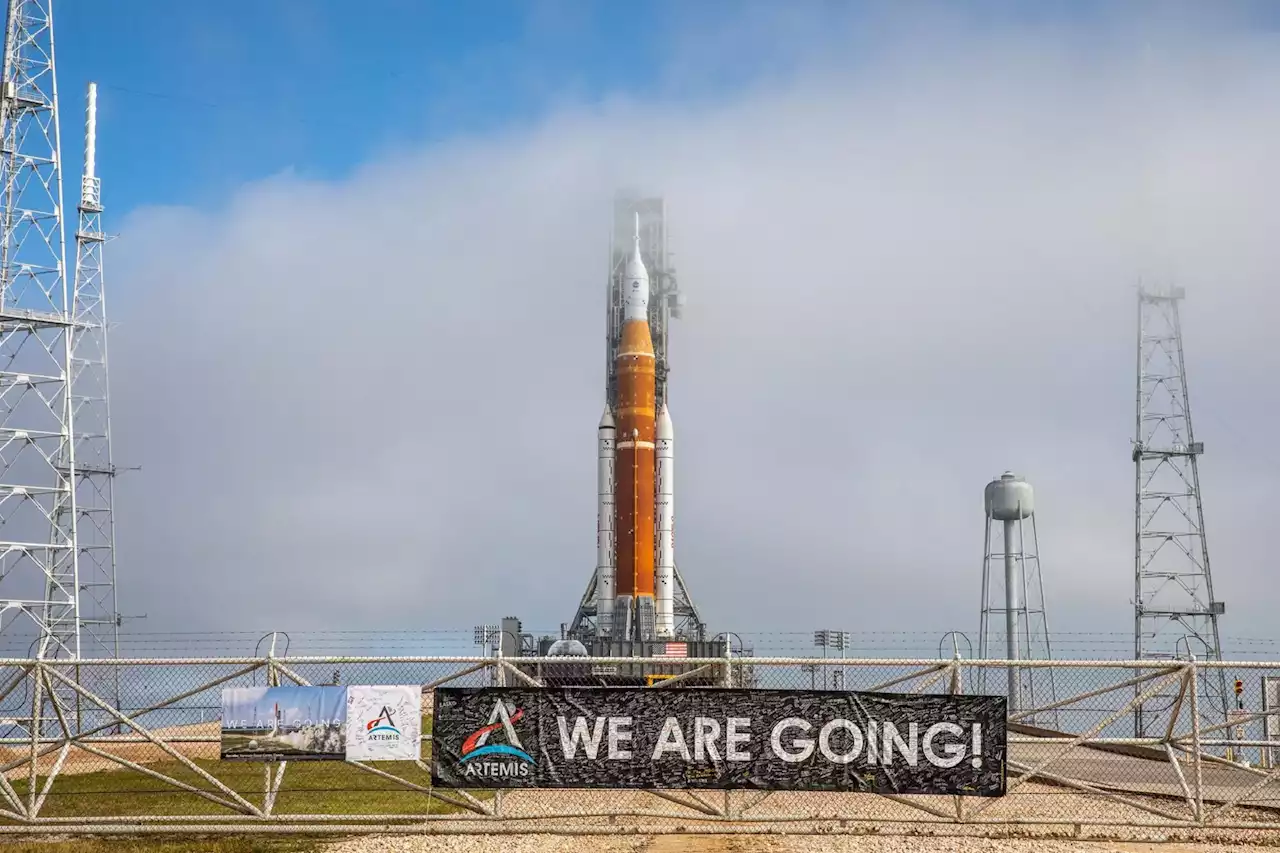 In pictures: NASA's powerful moonshot rocket debuts at Kennedy Space Center