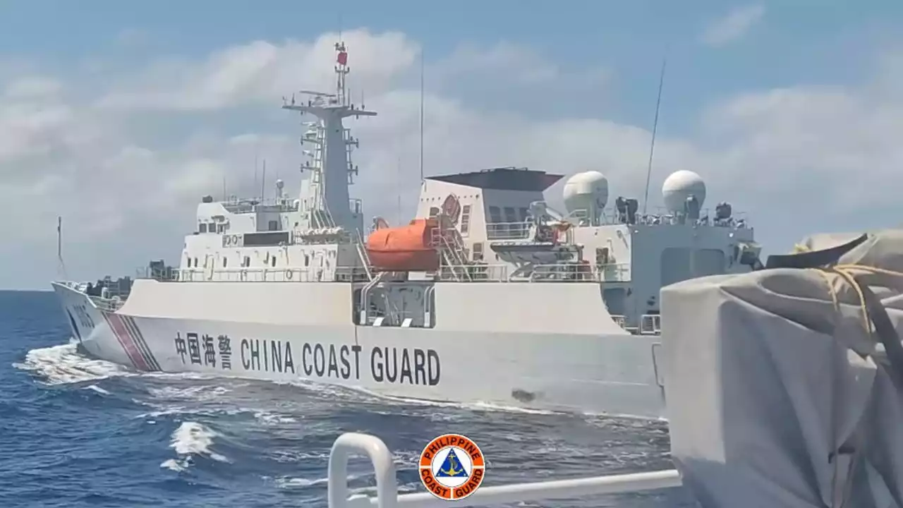 Philippines slams Chinese ship's 'close distance maneuvering' at Scarborough Shoal