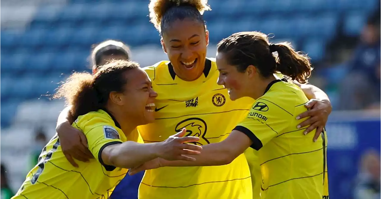 Chelsea thrash Leicester 9-0 to go top of WSL