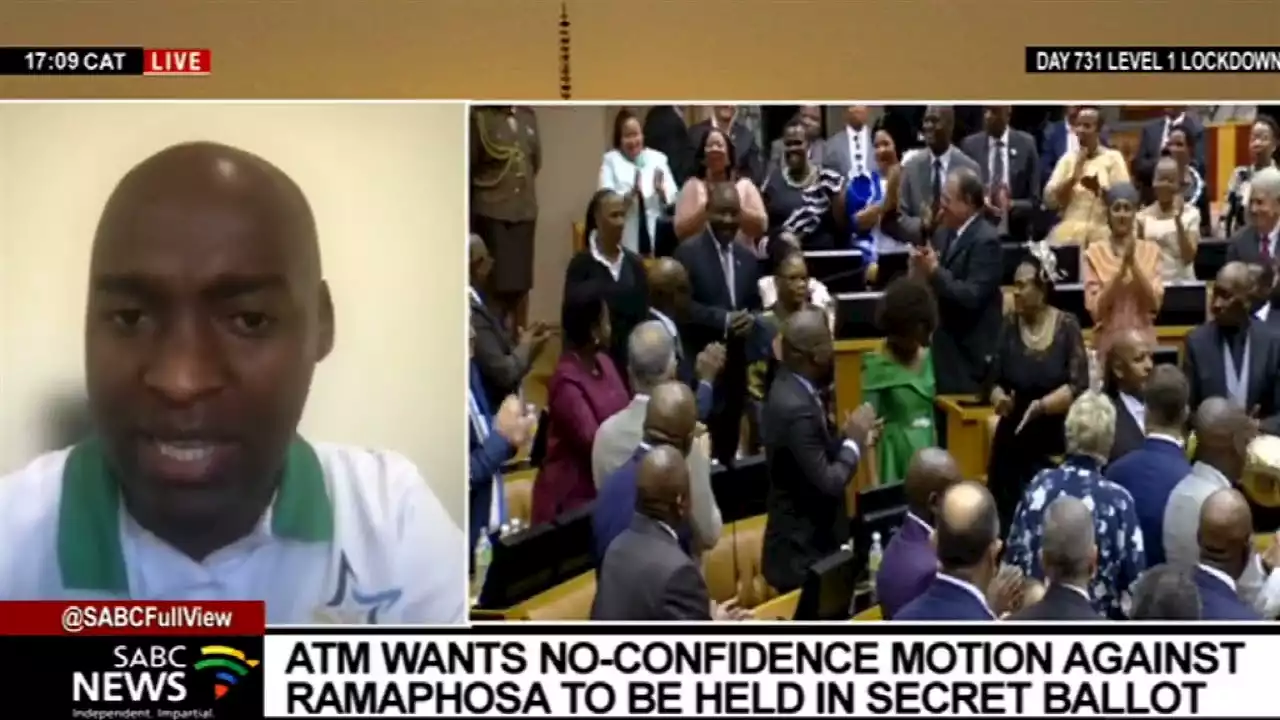 ATM heads to court to have the motion of no confidence against Ramaphosa held via secret ballot