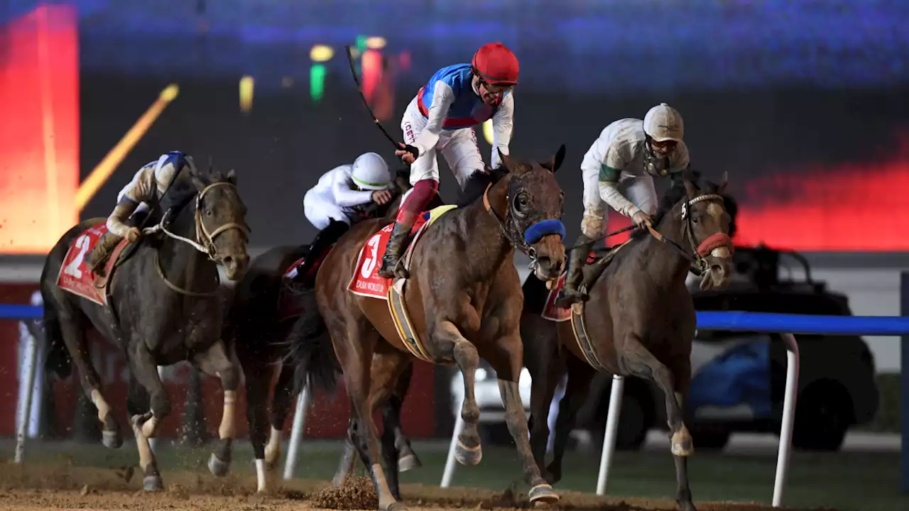 Baffert-Trained Country Grammer Wins Dubai World Cup